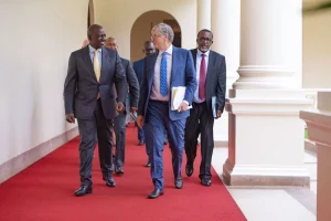 Gates Foundation, others launch Ksh.64 billion maternal, newborn health fund Bill Gates visits President Ruto at State House in Nairobi.