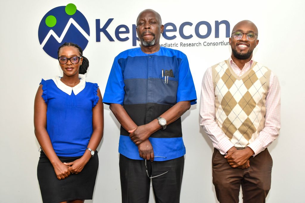 Professor Fred Owere poses for a photo with NGOsHub staff.