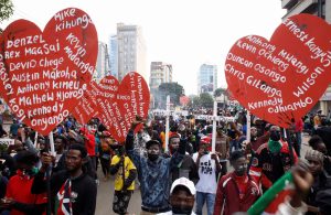 Justice, Blood, and Ballads: NGO bosses, Celebrities and Citizens Lead Kenya’s June 25 Anniversary Kenyans turned out in memorial of unarmed protesters who were lost on June 25th 2024. 16 people were killed in the June 2025 protests according to KNCHR. | Credit: Reuters