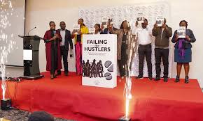Kenya Human Rights Commission (KHRC) team and others launch the Failing Hustlers report 2025. Credit | KHRC
