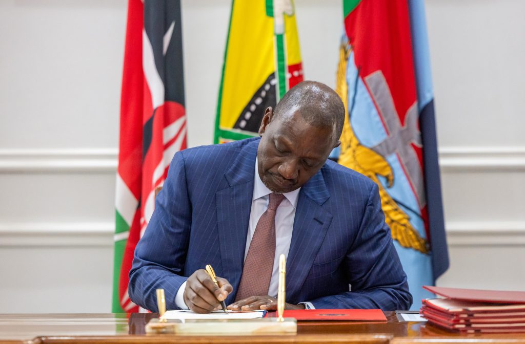 President William Ruto signs the Social Protection Bill into law giving NGOs an opportunity to partner with government to protect society's most vulnerable. Credit | The Star