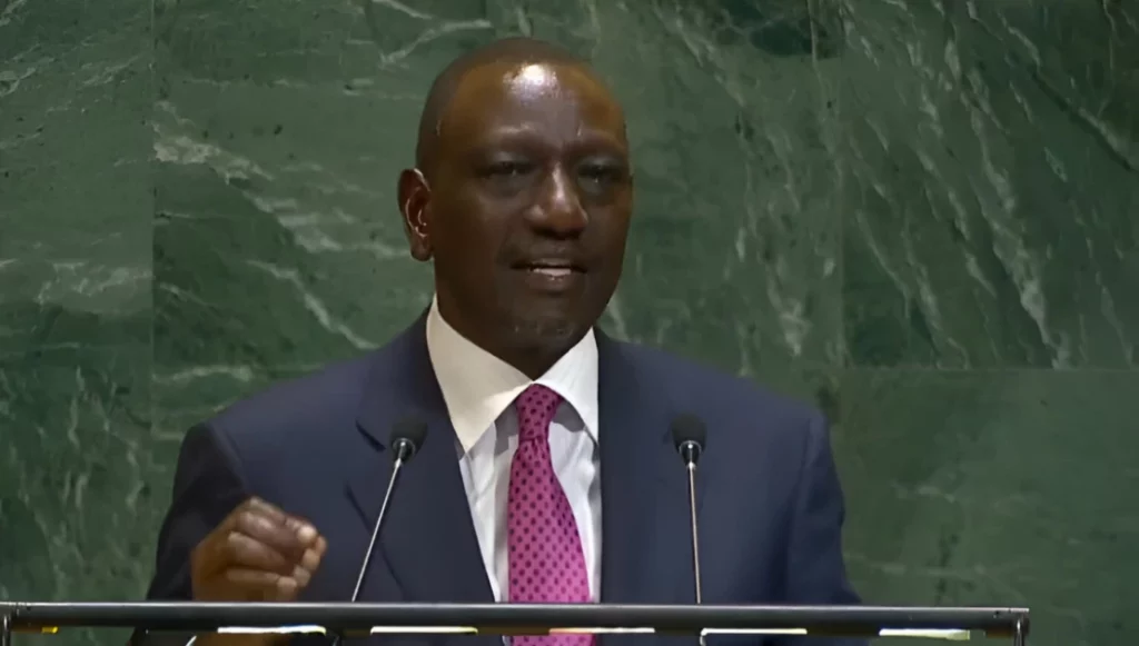 President William Ruto at UNGA 2025. Credit | Citizen Digital