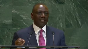 President William Ruto at UNGA 2025. Credit | Citizen Digital